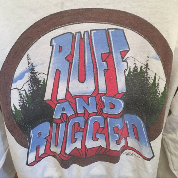 Vintage 1995 Warner Freeze TAZ ALL OVER PRINT Sweatshirt - Picture 4 of 15